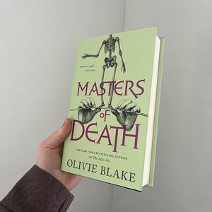 NEW Masters of Death by Olivie Blake hardcover with artwork inside